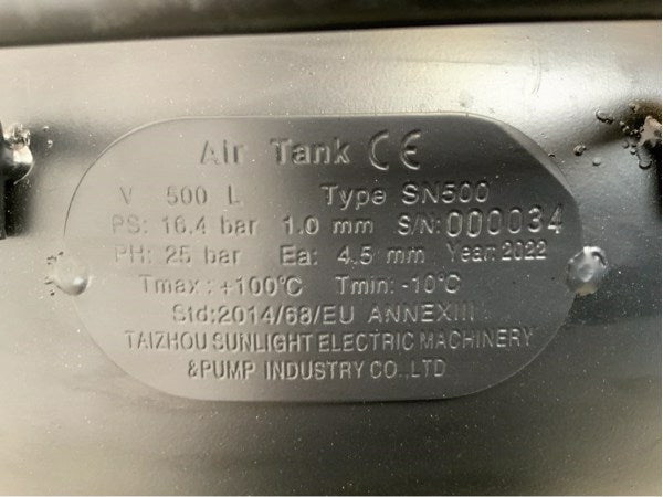 Air compressor 500L Daewoo DAAX500L