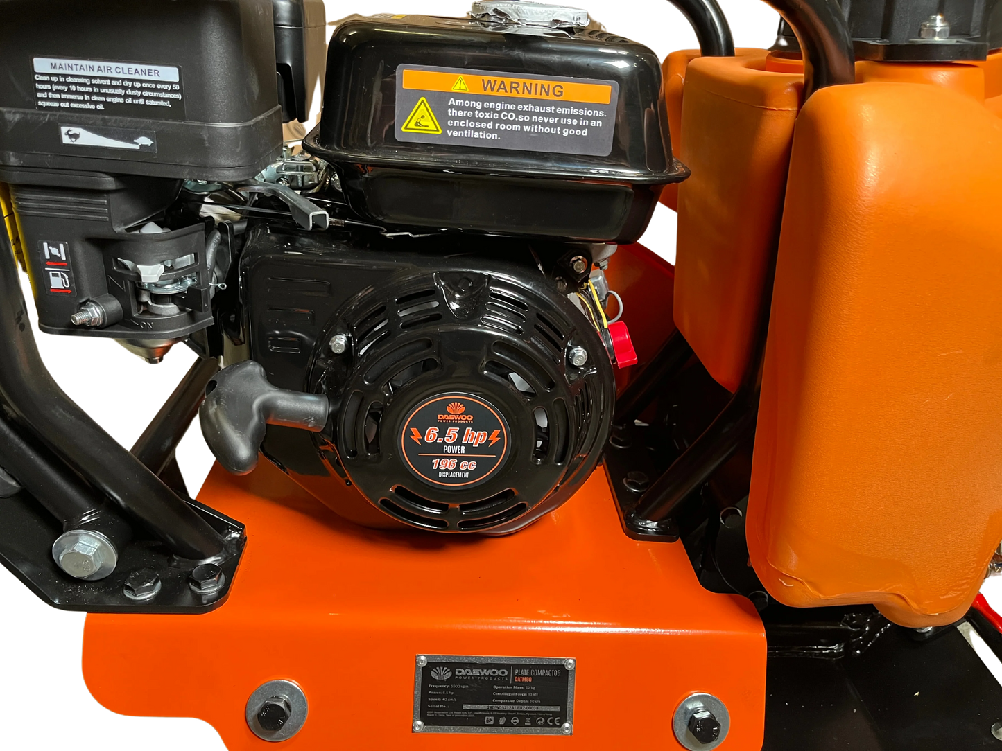 Rüttelplatte Daewoo DATM80 mit Loncin-Benzinmotor