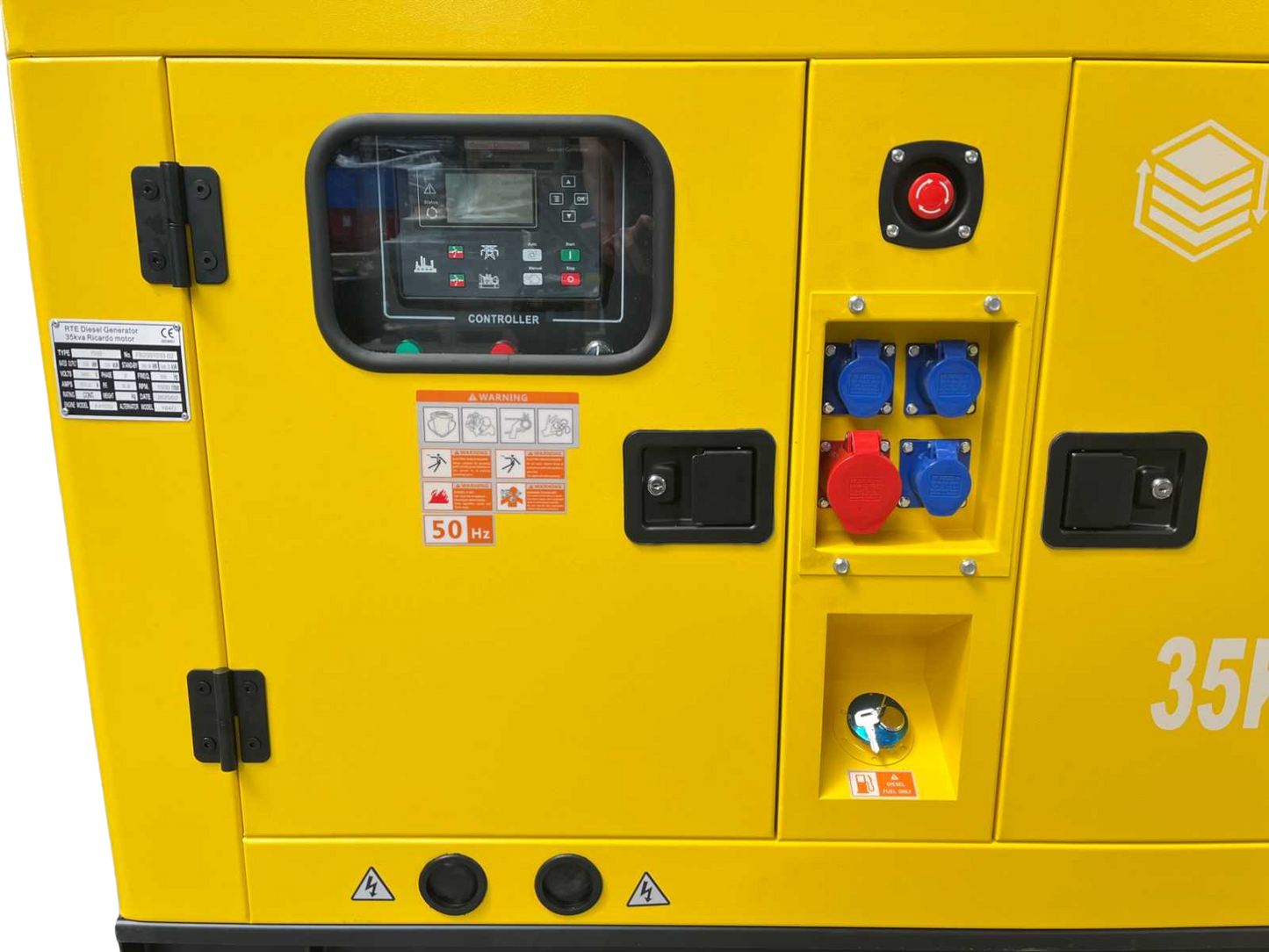 35kVA mit 28.000W  Stromgenerator / Notstrom RTE - Diesel