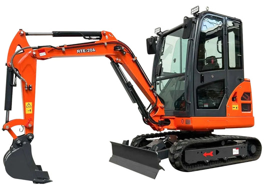 Minibagger RTE-20A mit Kubota D1105 Motor