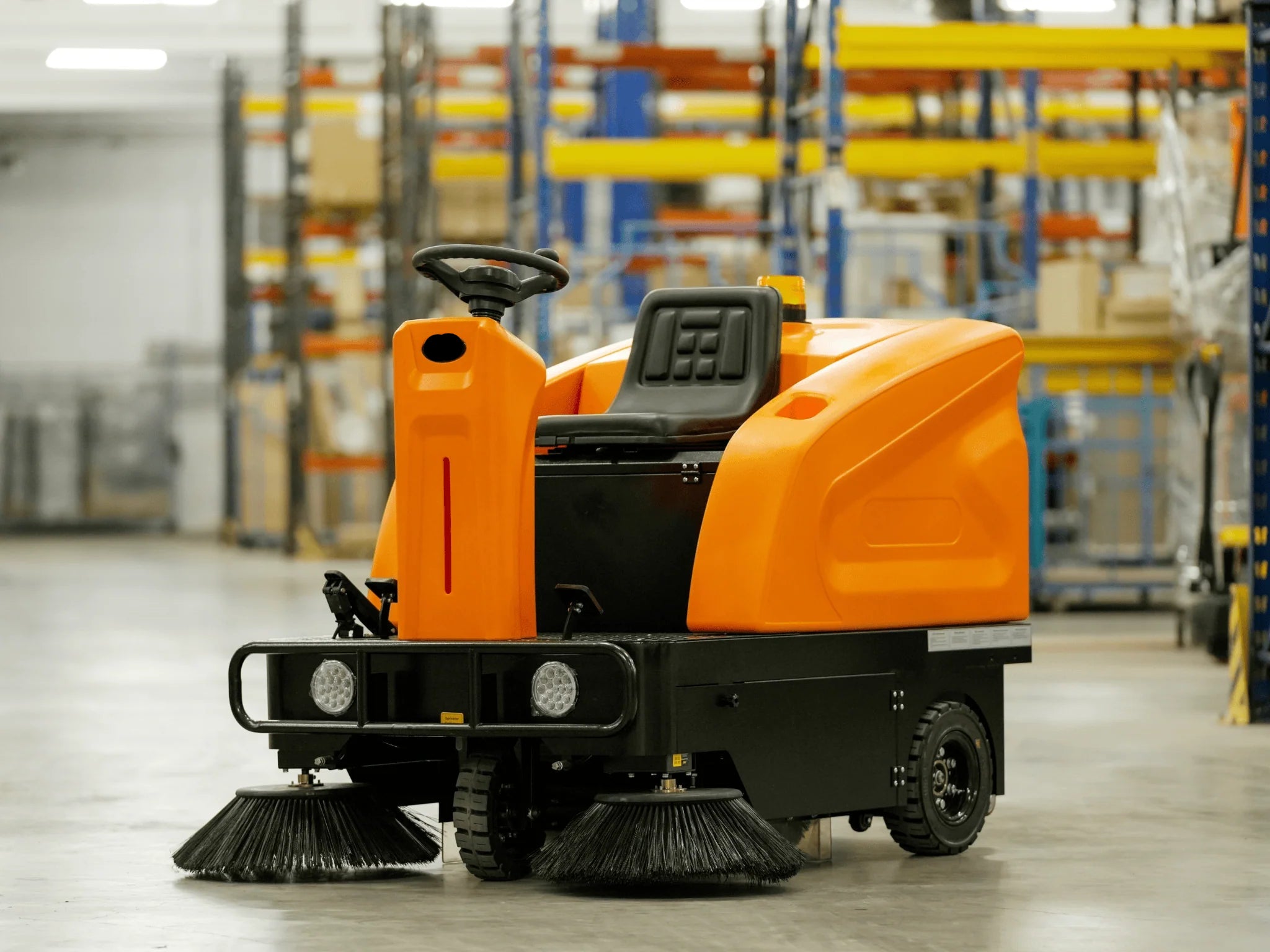 KM120-PRO ride-on sweeper