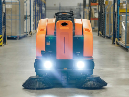 KM120-PRO ride-on sweeper